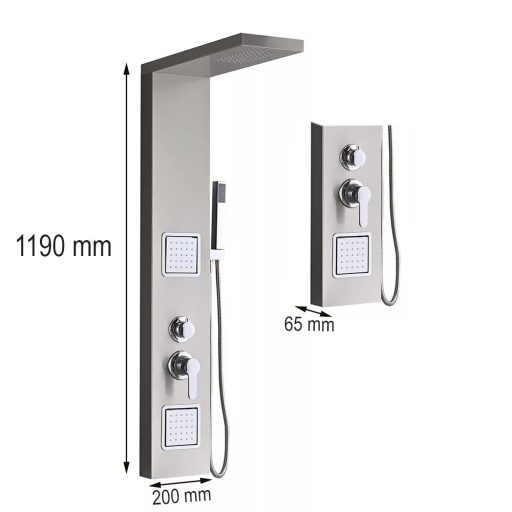 Merino hidromasszázs zuhanypanel