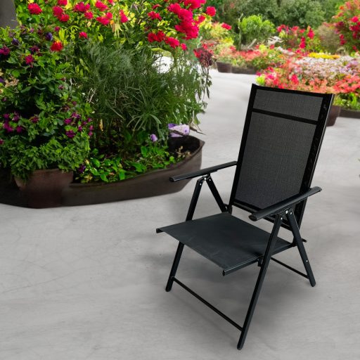 Lugo összecsukható fémvázas kerti szék