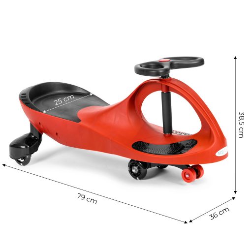 Bobo Car  jármű LED kerekek piros