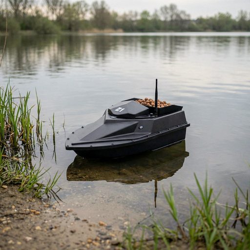 Etetőhajó Z1 GPS hátrakidobós fekete