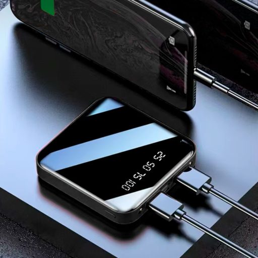 Powerbank 5000 mAH 2A 10W fekete