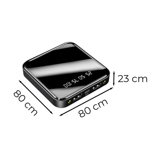 Powerbank 5000 mAH 2A 10W fekete